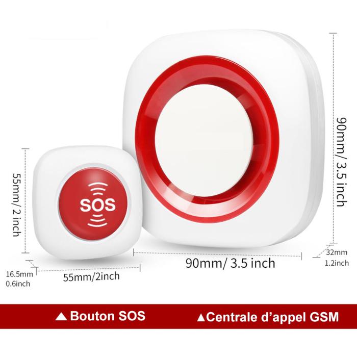Bouton d'alerte SOS GSM : le meilleur appareil pour rester serein au quotidien