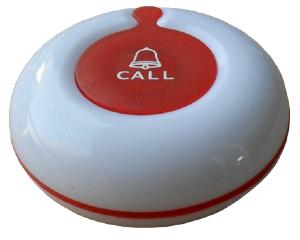 Bouton d'appel sans fil rouge